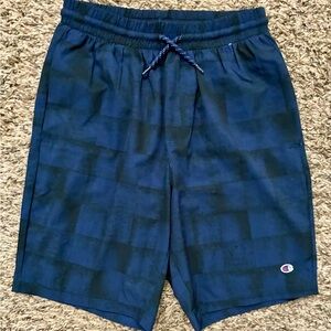 Champion Navy and Black Athletic Shorts Size L